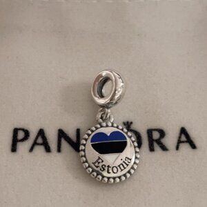 Pandora Estonia Flag Exclusive Charm Pendant